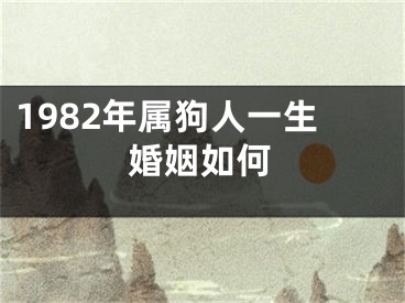 1982年属狗人一生婚姻如何