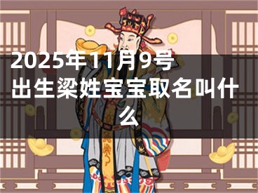 2025年11月9号出生梁姓宝宝取名叫什么