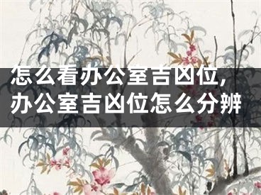 怎么看办公室吉凶位,办公室吉凶位怎么分辨