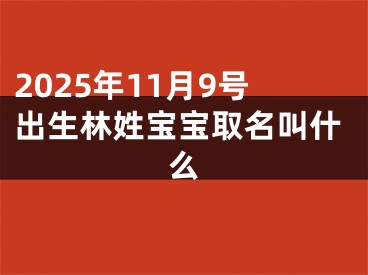 2025年11月9号出生林姓宝宝取名叫什么