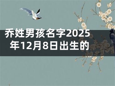 乔姓男孩名字2025年12月8日出生的