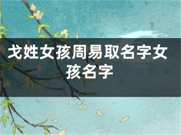 戈姓女孩周易取名字女孩名字