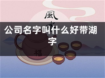 公司名字叫什么好带湖字