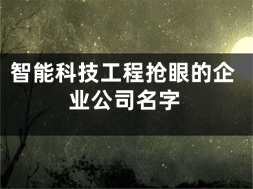 智能科技工程抢眼的企业公司名字