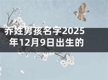 乔姓男孩名字2025年12月9日出生的