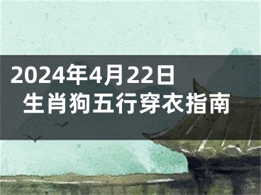 2024年4月22日生肖狗五行穿衣指南
