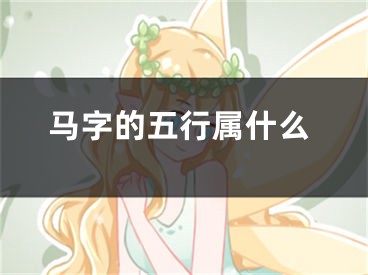 马字的五行属什么
