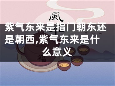 紫气东来是指门朝东还是朝西,紫气东来是什么意义
