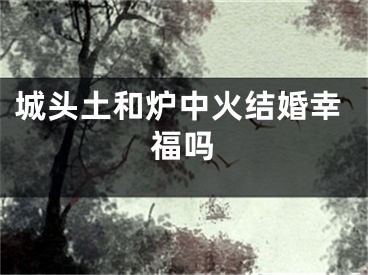 城头土和炉中火结婚幸福吗