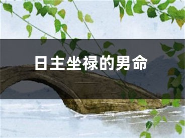 日主坐禄的男命