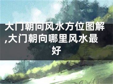 大门朝向风水方位图解,大门朝向哪里风水最好