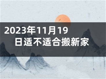 2023年11月19日适不适合搬新家
