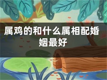 属鸡的和什么属相配婚姻最好