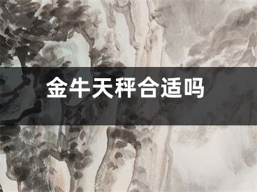 金牛天秤合适吗