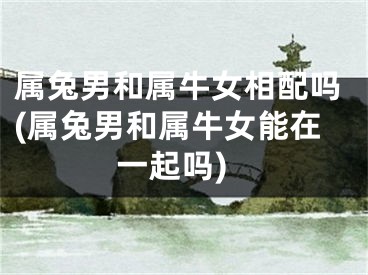 属兔男和属牛女相配吗(属兔男和属牛女能在一起吗)