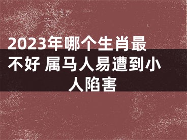 2023年哪个生肖最不好 属马人易遭到小人陷害