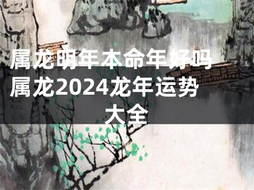 属龙明年本命年好吗 属龙2024龙年运势大全