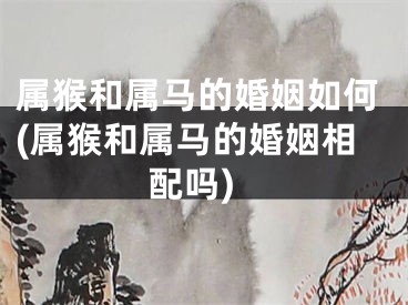 属猴和属马的婚姻如何(属猴和属马的婚姻相配吗)