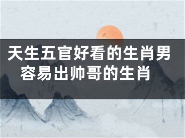 天生五官好看的生肖男 容易出帅哥的生肖