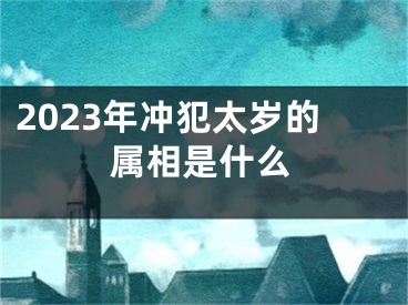 2023年冲犯太岁的属相是什么