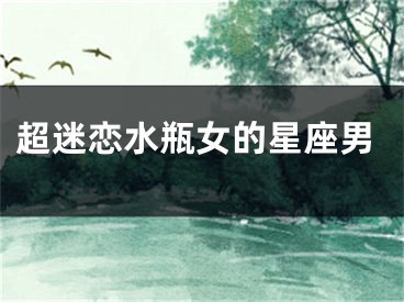 超迷恋水瓶女的星座男