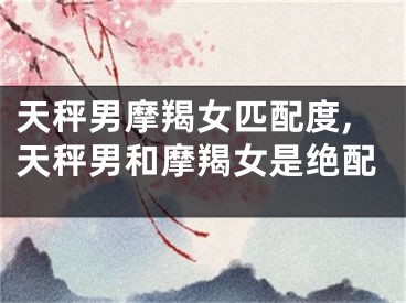 天秤男摩羯女匹配度,天秤男和摩羯女是绝配