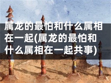 属龙的最怕和什么属相在一起(属龙的最怕和什么属相在一起共事)