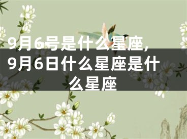 9月6号是什么星座,9月6日什么星座是什么星座