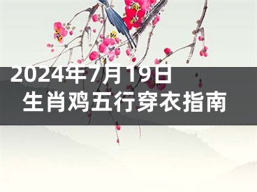 2024年7月19日生肖鸡五行穿衣指南