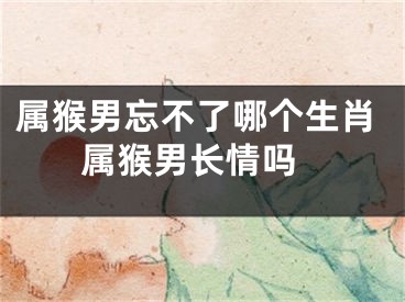 属猴男忘不了哪个生肖 属猴男长情吗