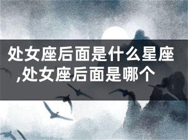 处女座后面是什么星座,处女座后面是哪个