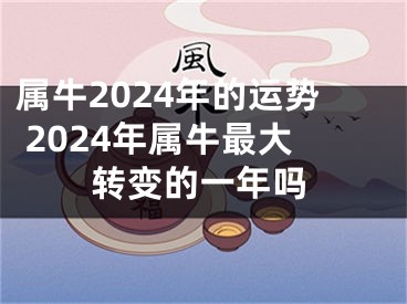 属牛2024年的运势 2024年属牛最大转变的一年吗
