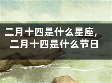 二月十四是什么星座,二月十四是什么节日