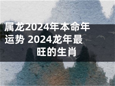 属龙2024年本命年运势 2024龙年最旺的生肖