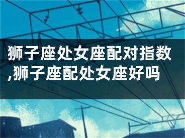 狮子座处女座配对指数,狮子座配处女座好吗